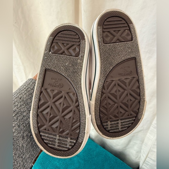 Converse All Star Check Taylors Infant Sz 7 Low Top Sneakers VGC - Picture 3 of 5